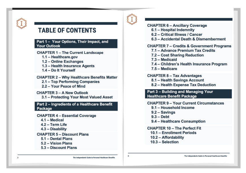 The Independents Guide to Personal Healthcare Benefits IndieBenefits